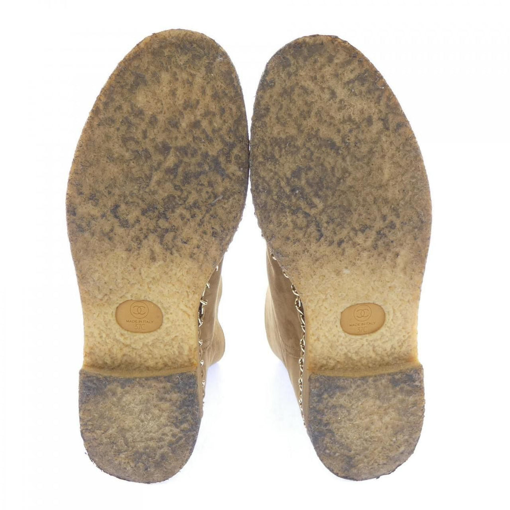 Chanel Short Boots Beige — view 4