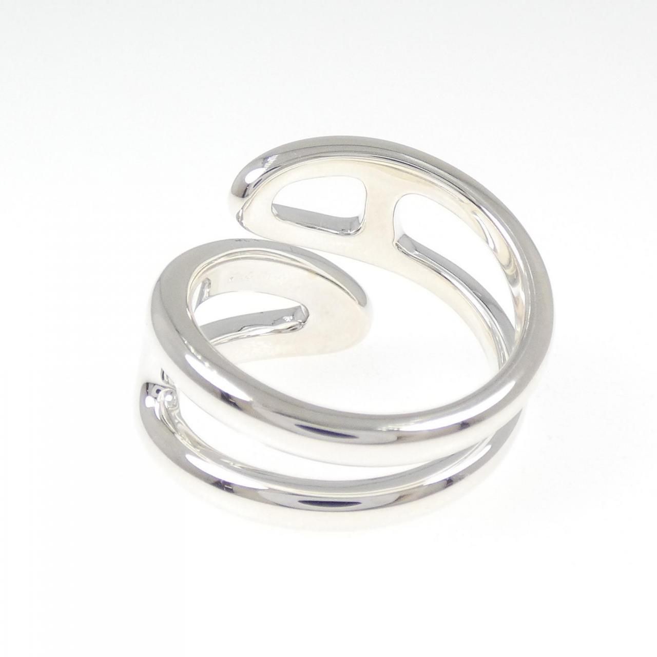 Hermes Chaine D'ancre Punk Ring — view 3