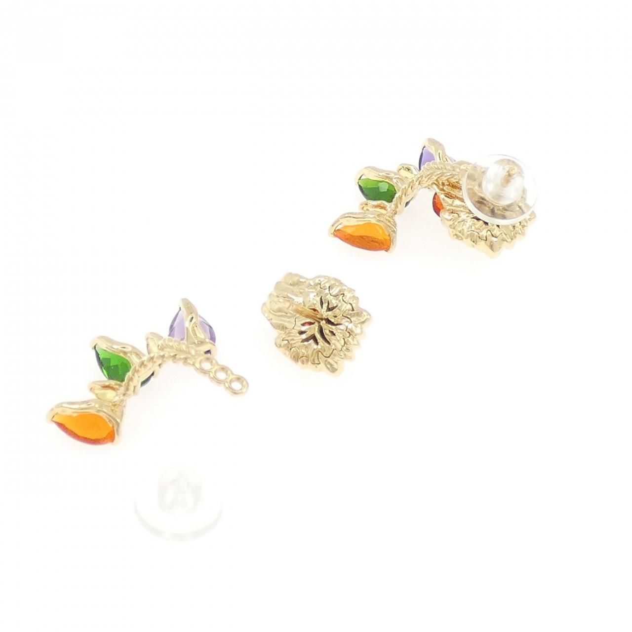Gucci Lionhead Earrings Gold — view 3