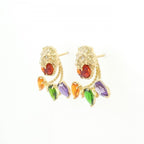 Gucci Lionhead Earrings Gold — view 2