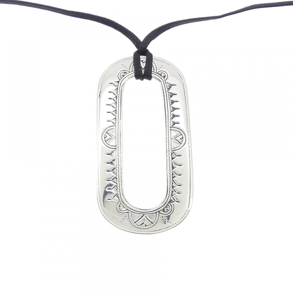 Hermes Touareg Necklace Silver