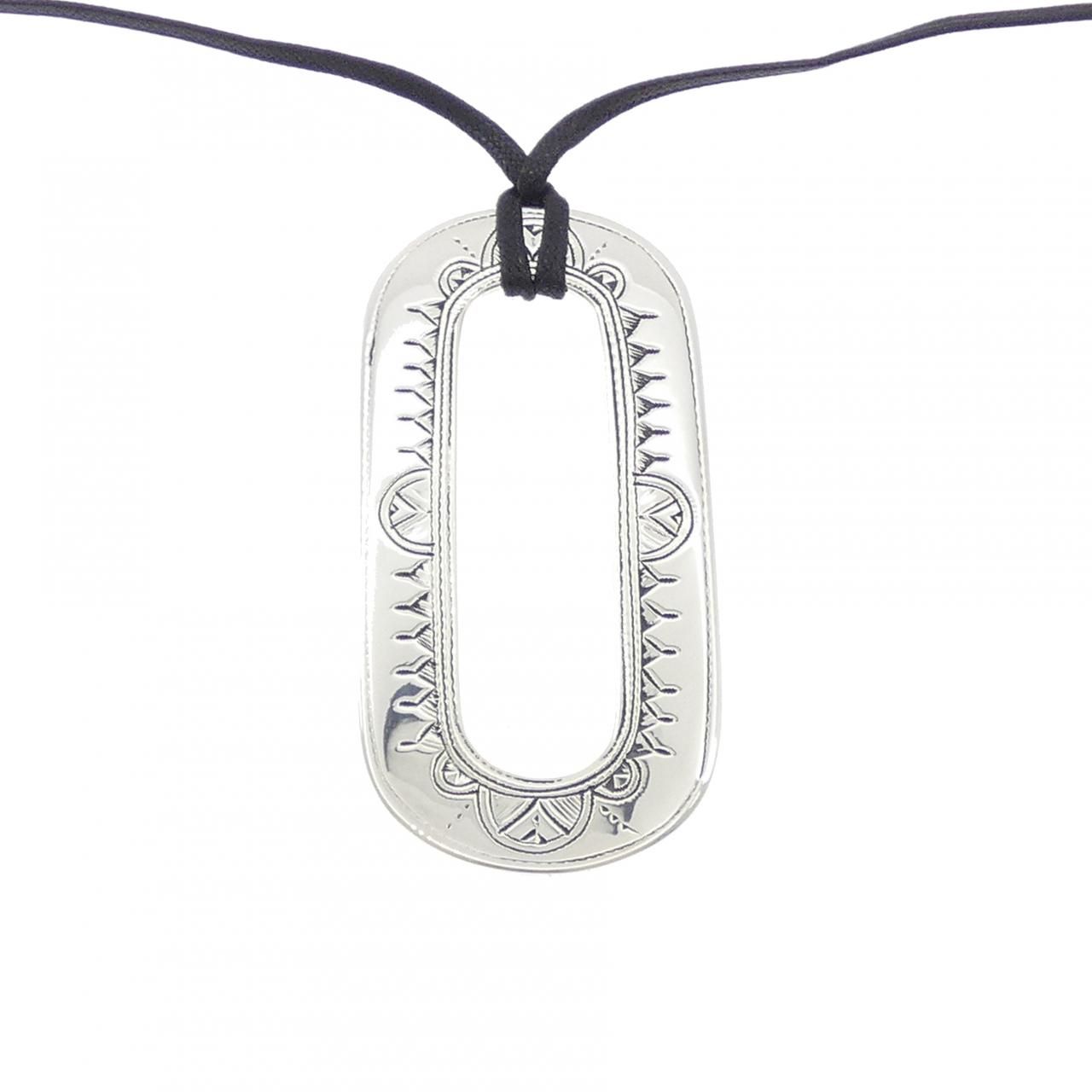 Hermes Touareg Necklace Silver