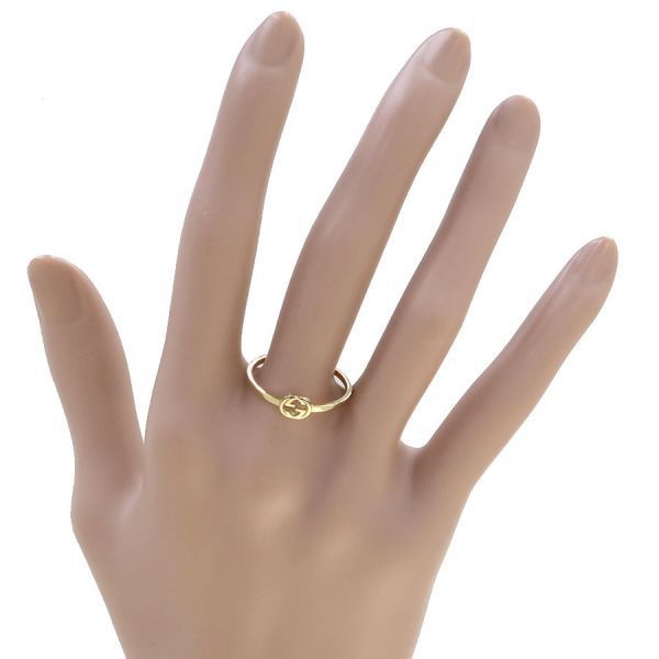Gucci Interlocking Ring Gold — view 7
