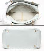Chanel Chain Tote Shoulder Bag Gold Quilted CC Logo