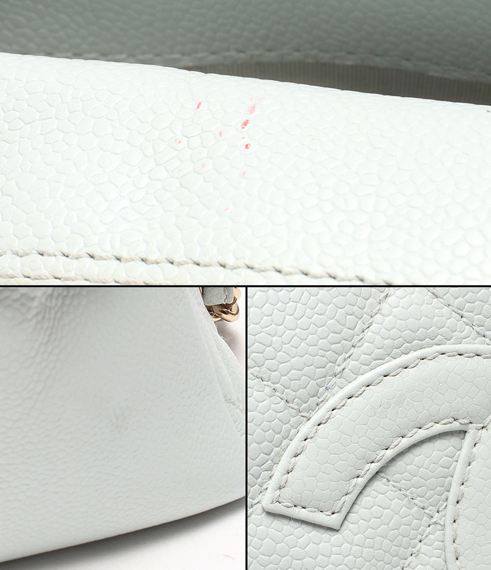 Chanel Chain Tote Shoulder Bag Gold Quilted CC Logo