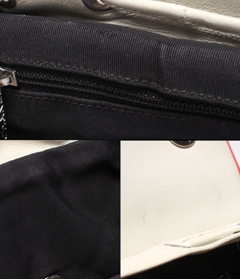 Chanel Backpack Silver Quilted Single Flap Lambskin — view 9