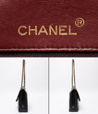Chanel Chain Shoulder Bag Gold Quilted 25 Lambskin Double Flap — view 4