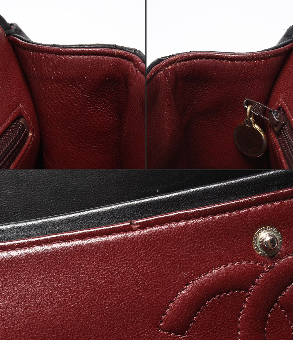 Chanel Chain Shoulder Bag Gold Quilted 25 Lambskin Double Flap — view 8