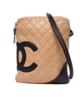 Chanel Shoulder Bag Crossbody Lambskin Cambon Line