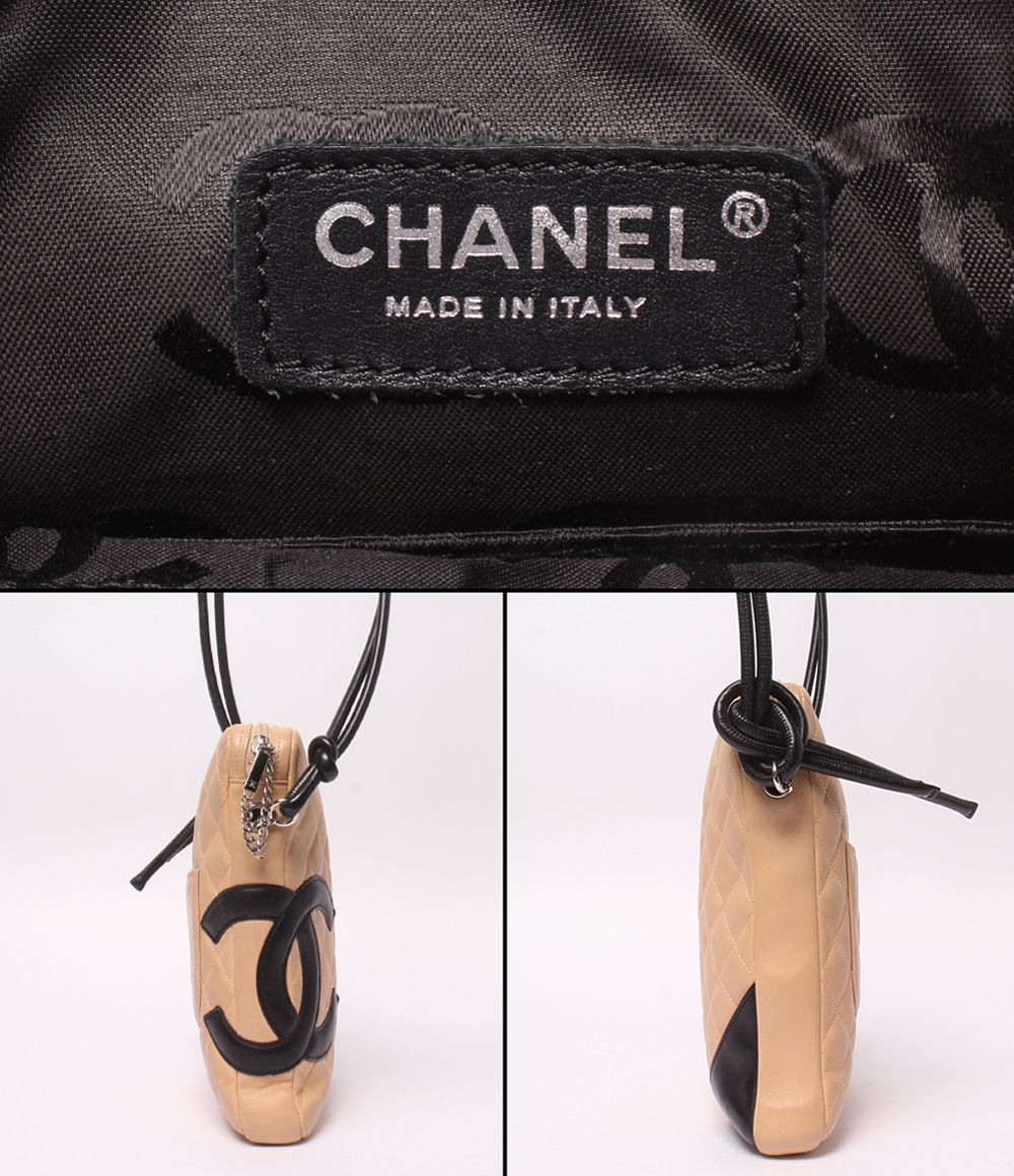 Chanel Shoulder Bag Crossbody Lambskin Cambon Line — view 4