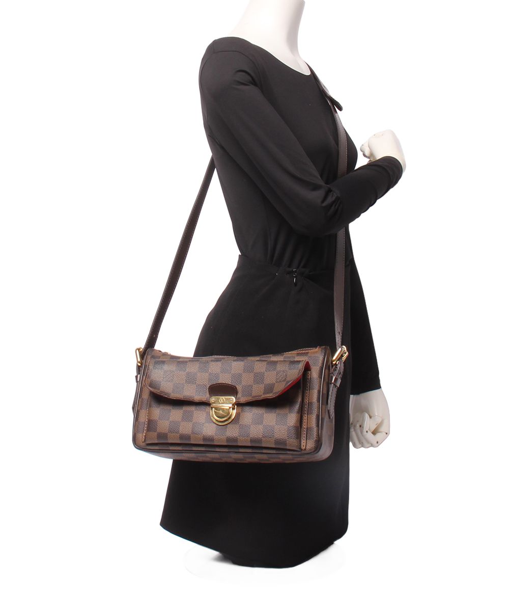 Louis Vuitton Shoulder Bag Crossbody Ravello GM Damier Ebene — view 9