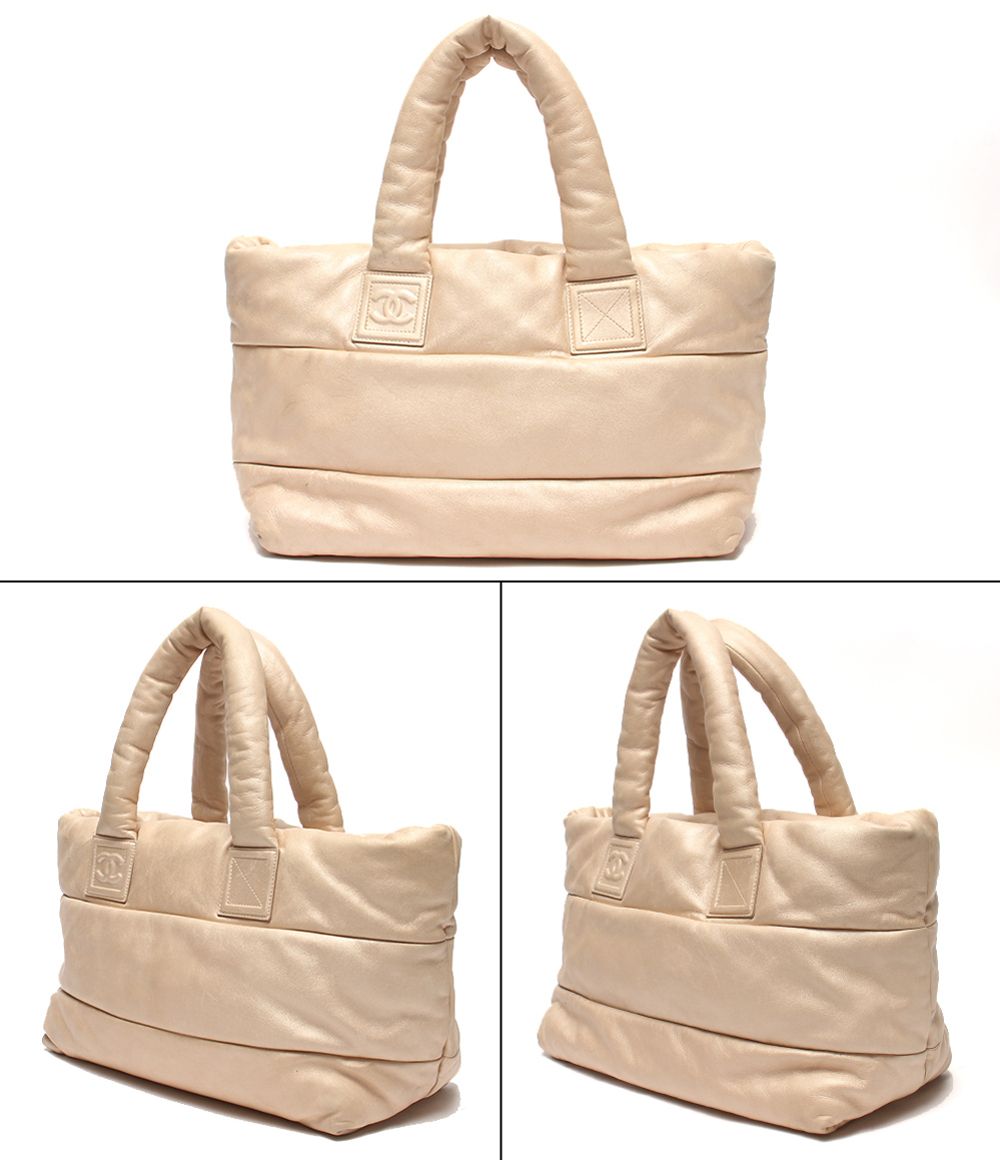 Chanel Tote Gold Coco Cocoon CC Logo Lambskin — view 2