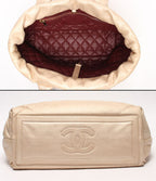 Chanel Tote Gold Coco Cocoon CC Logo Lambskin — view 3