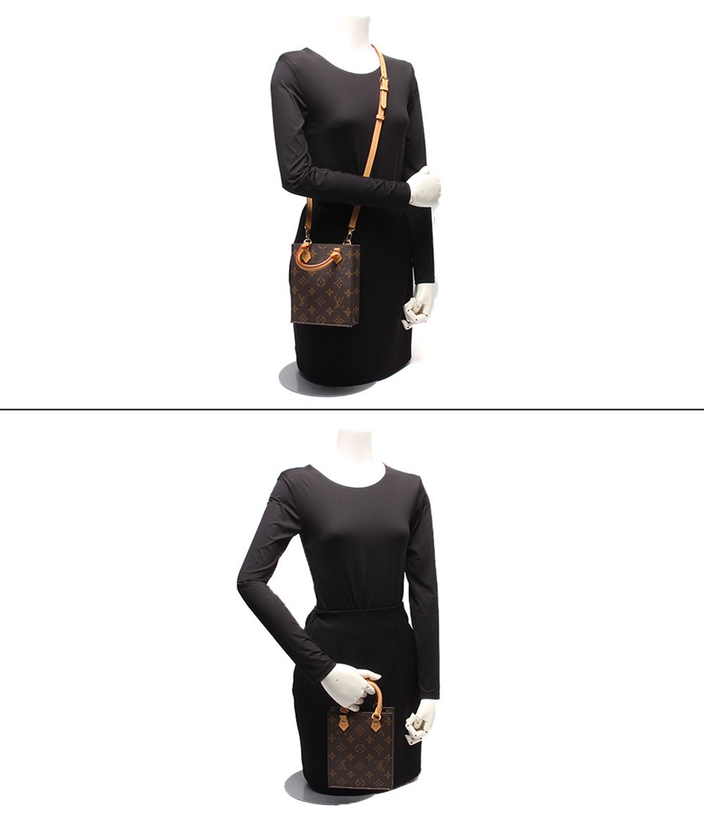 Louis Vuitton 2-Way Shoulder Bag Crossbody Sac Plat Monogram — view 9