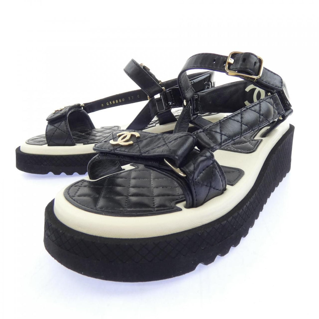 Chanel Sandals Black — view 3