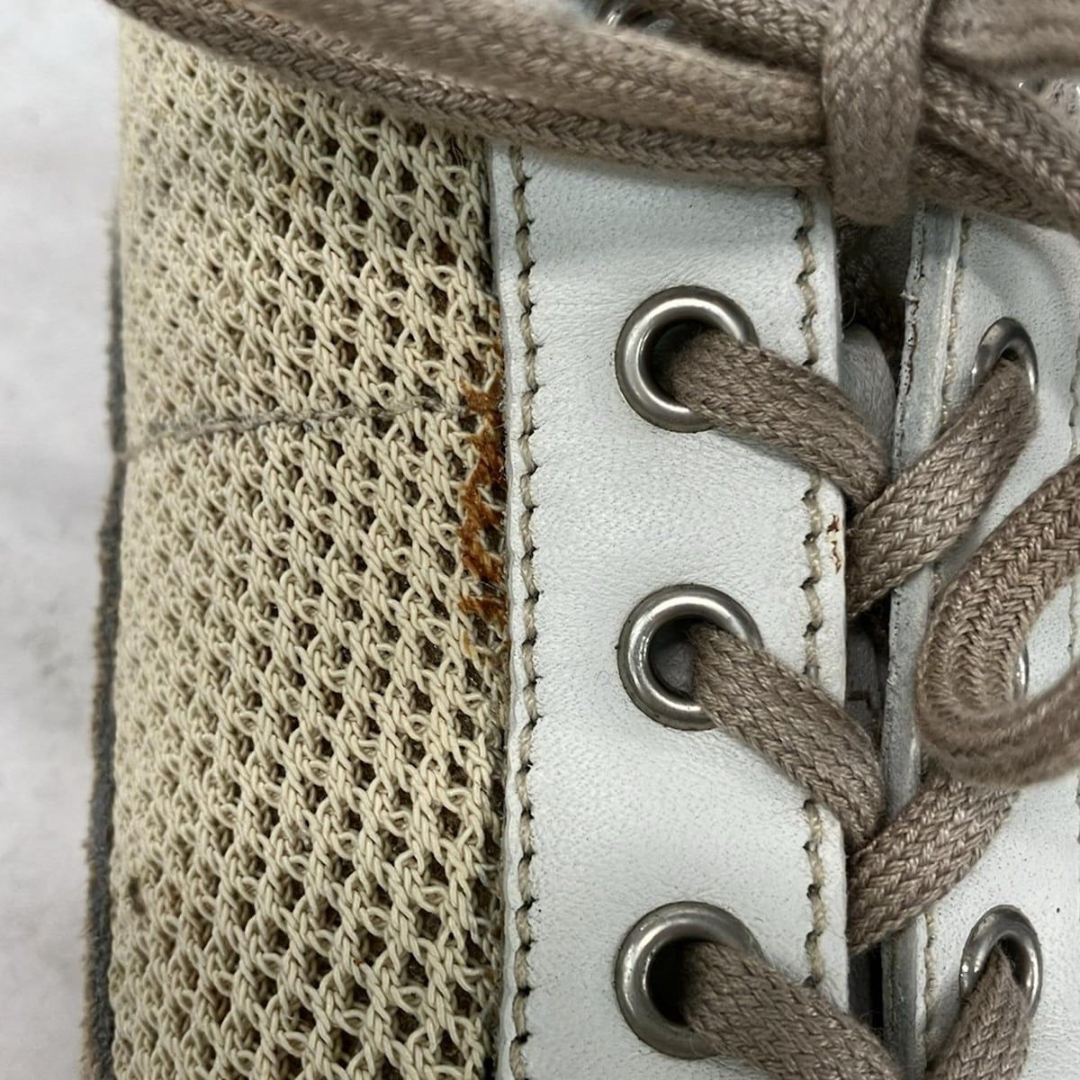 Prada Sneakers 36.5 Beige White Leather — view 8