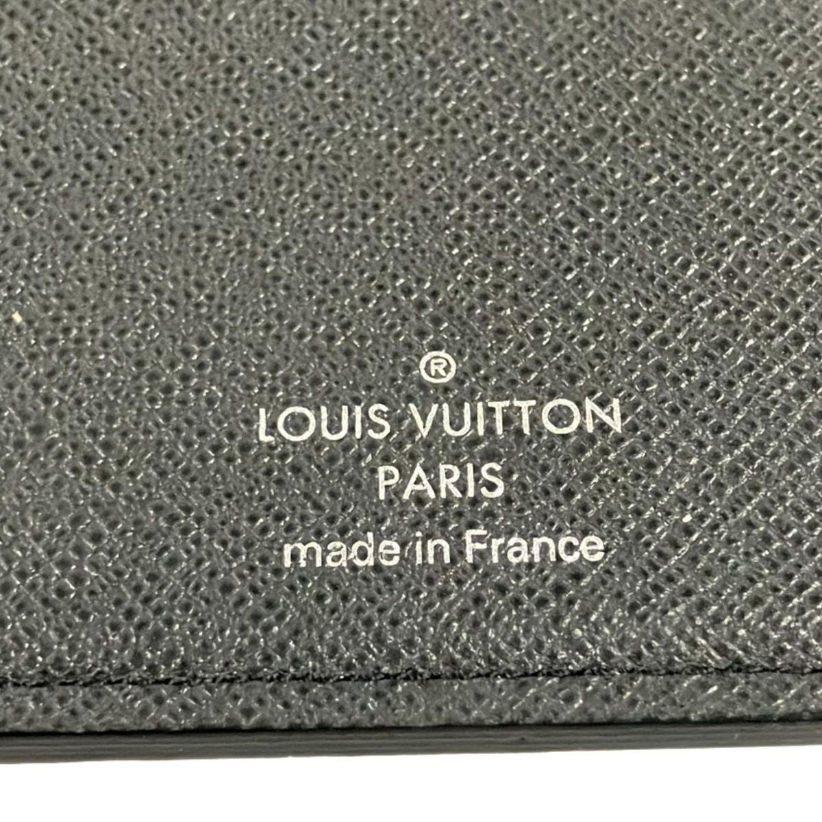 Louis Vuitton Billfold Taiga Portefeuille Ron Ardoise Leather Wallet — view 4