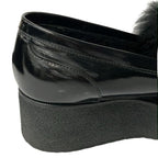 Louis Vuitton Shoes Samurai Line Black Chain Platform Leather — view 9