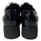 Louis Vuitton Shoes Samurai Line Black Chain Platform Leather — view 3