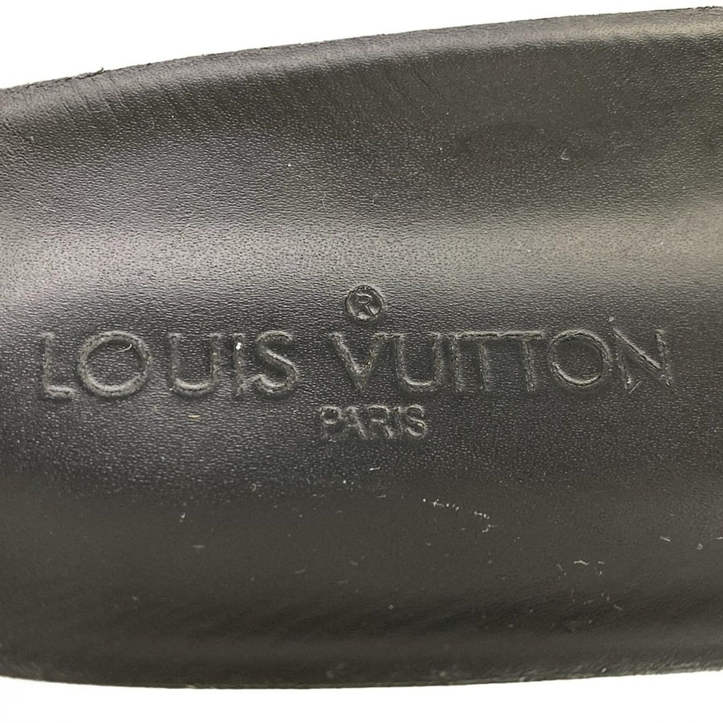 Louis Vuitton Sneakers 37.5 Acapulco Line Black Low Cut Leather — view 5