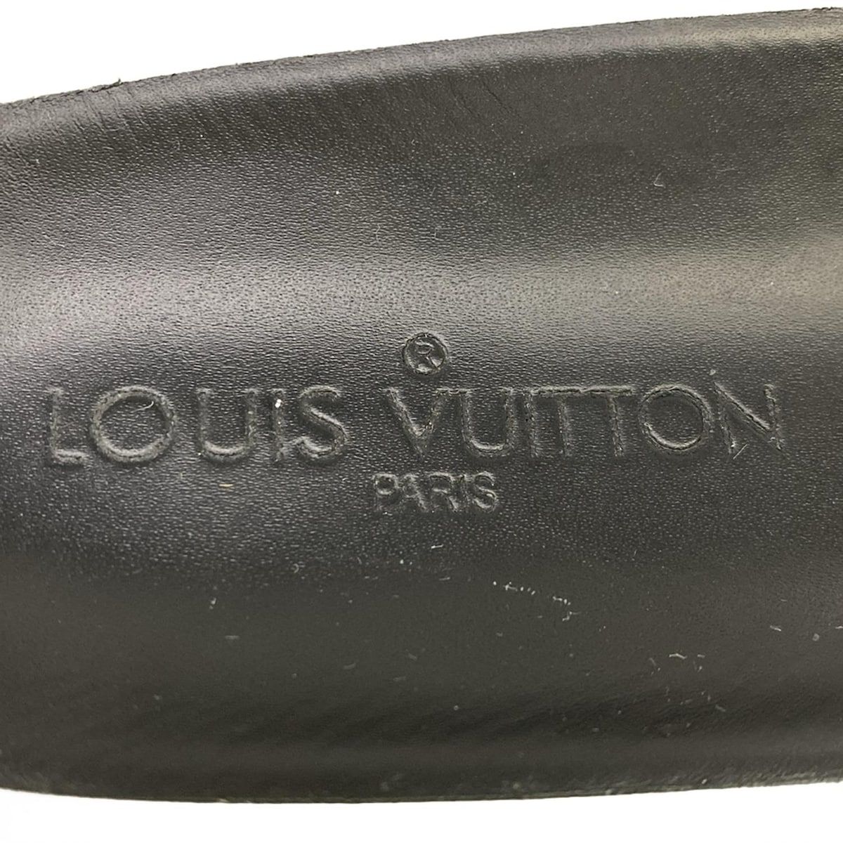 Louis Vuitton Sneakers 37.5 Acapulco Line Black Low Cut Leather — view 5