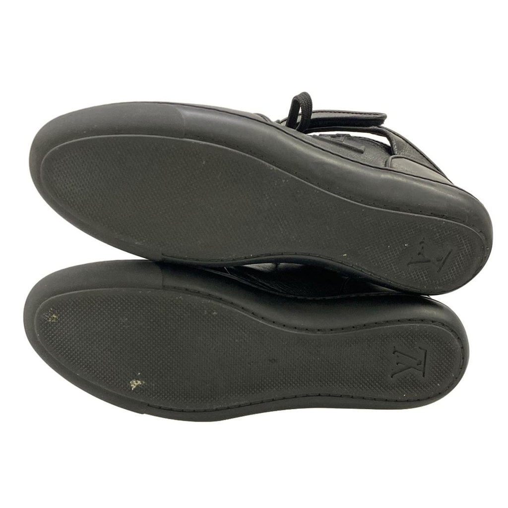 Louis Vuitton Sneakers 37.5 Acapulco Line Black Low Cut Leather — view 4