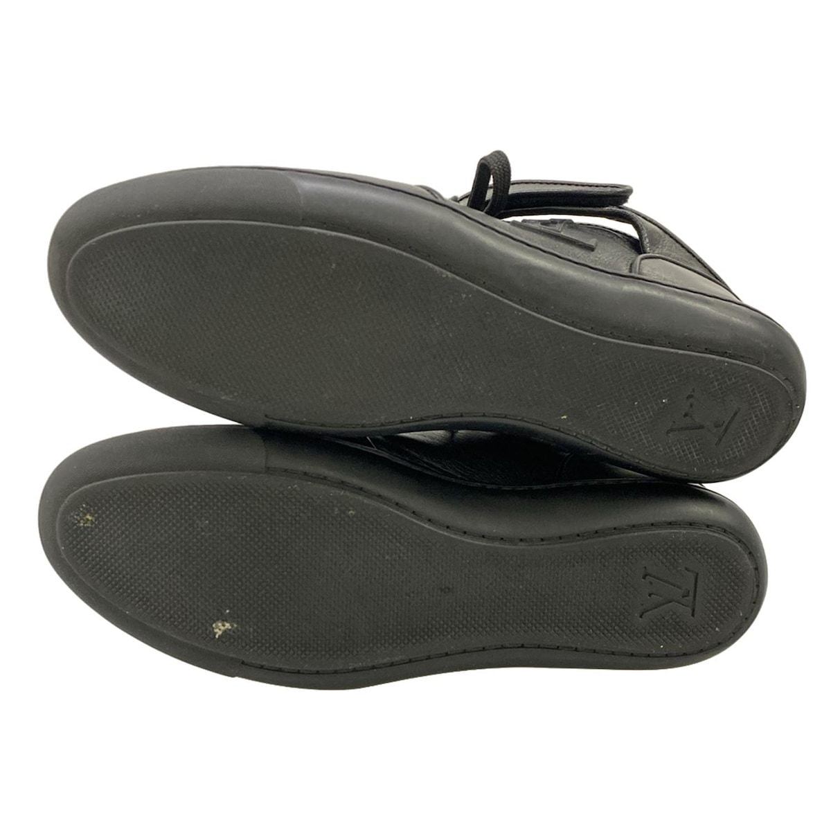 Louis Vuitton Sneakers 37.5 Acapulco Line Black Low Cut Leather — view 4