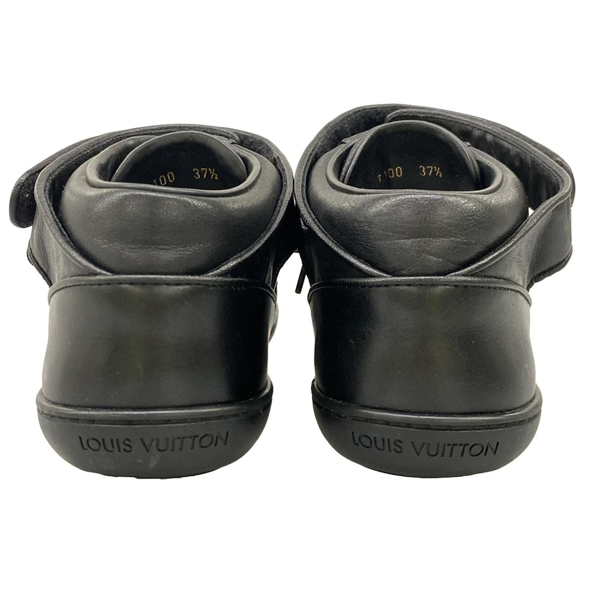 Louis Vuitton Sneakers 37.5 Acapulco Line Black Low Cut Leather — view 3