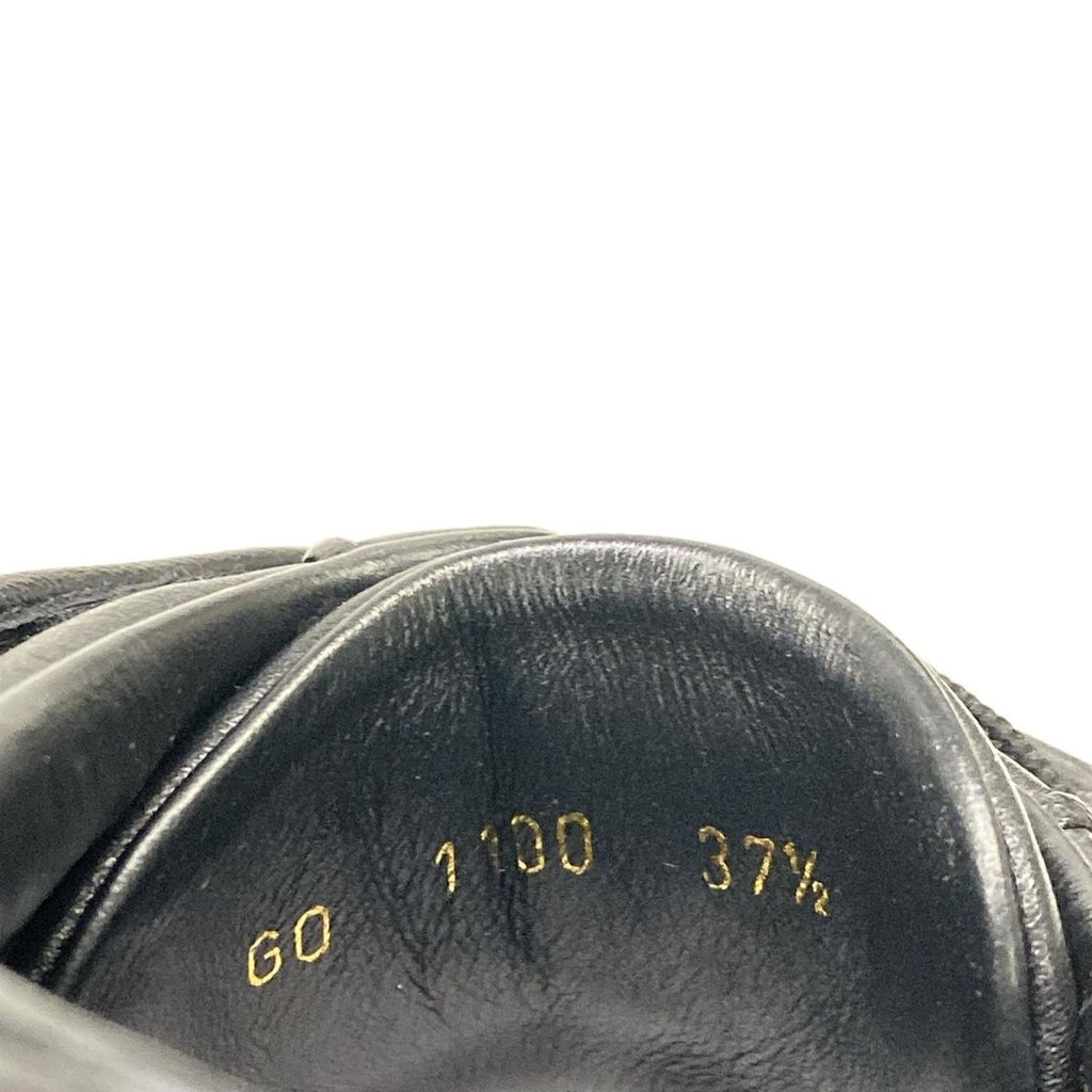 Louis Vuitton Sneakers 37.5 Acapulco Line Black Low Cut Leather — view 6