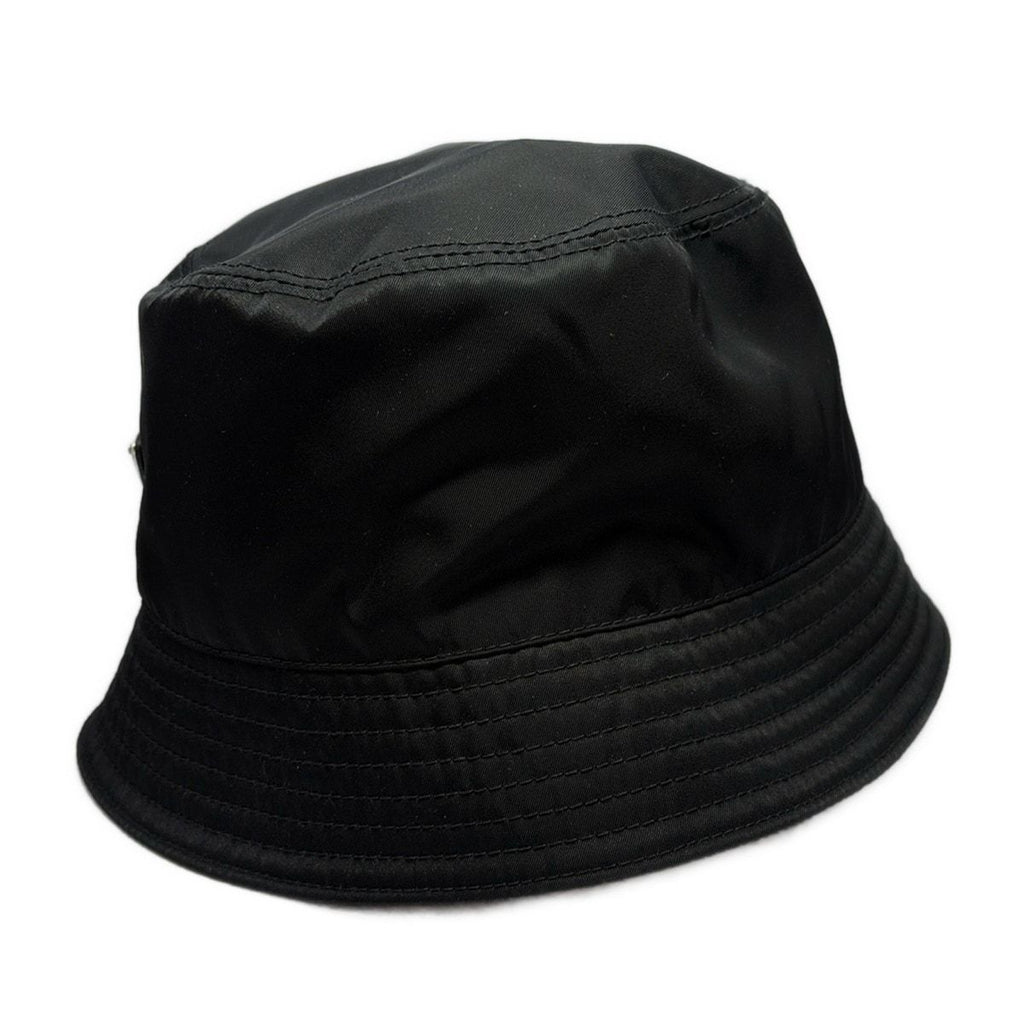 Prada Hat M Re-Nylon Bucket Hat Black — view 4