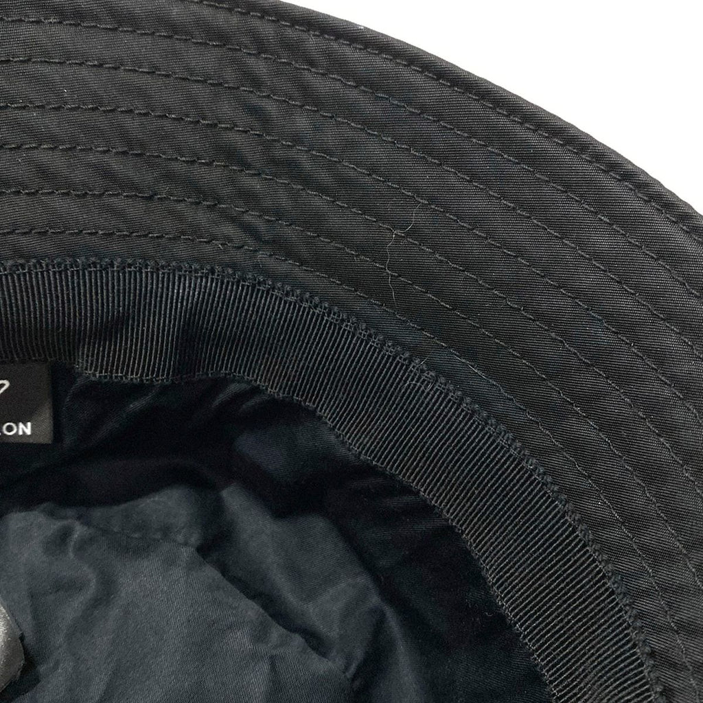 Prada Hat M Re-Nylon Bucket Hat Black — view 9