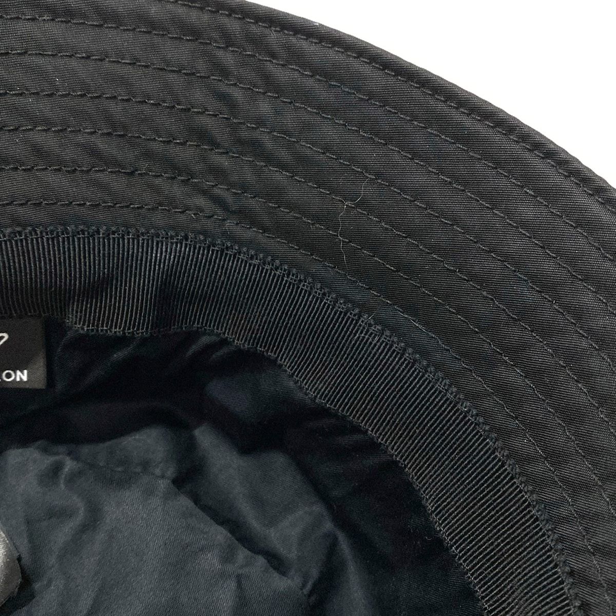 Prada Hat M Re-Nylon Bucket Hat Black — view 9