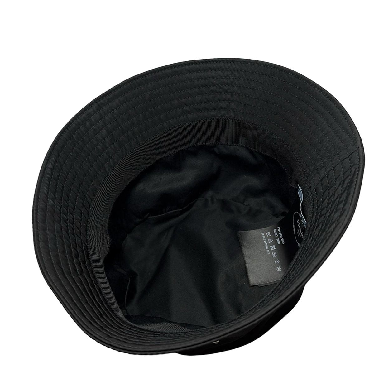 Prada Hat M Re-Nylon Bucket Hat Black — view 6