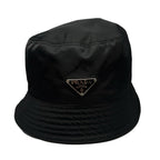 Prada Hat M Re-Nylon Bucket Hat Black