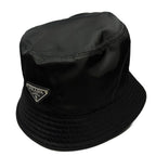 Prada Hat M Re-Nylon Bucket Hat Black — view 2
