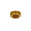 Hermes Ring XS Olympe PM Gold Brown