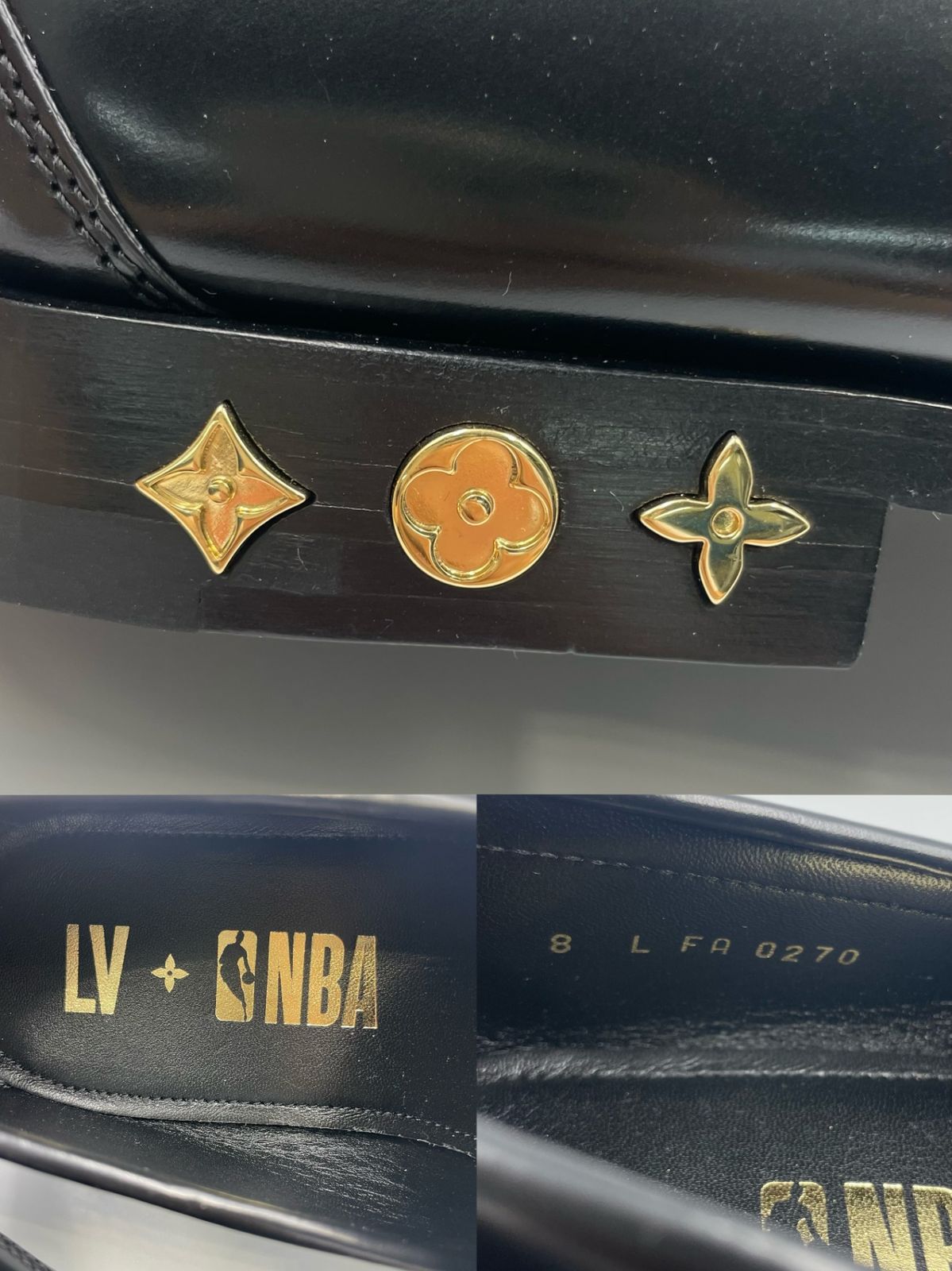 Louis Vuitton Loafers Measure Line Nba Collaboration Leather Black 8 — view 8