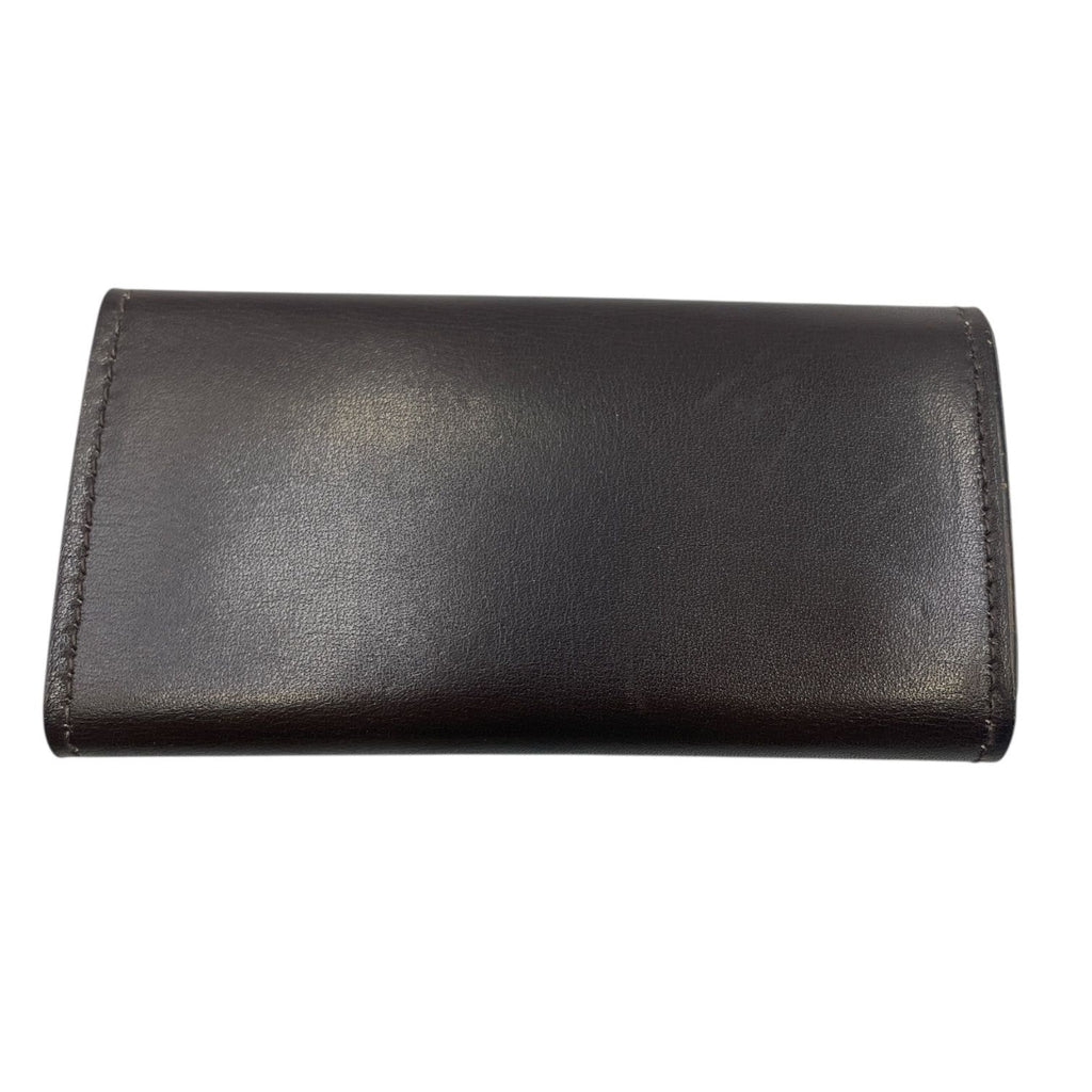 Gucci Key Case GG Logo Leather Black Key Holder — view 2