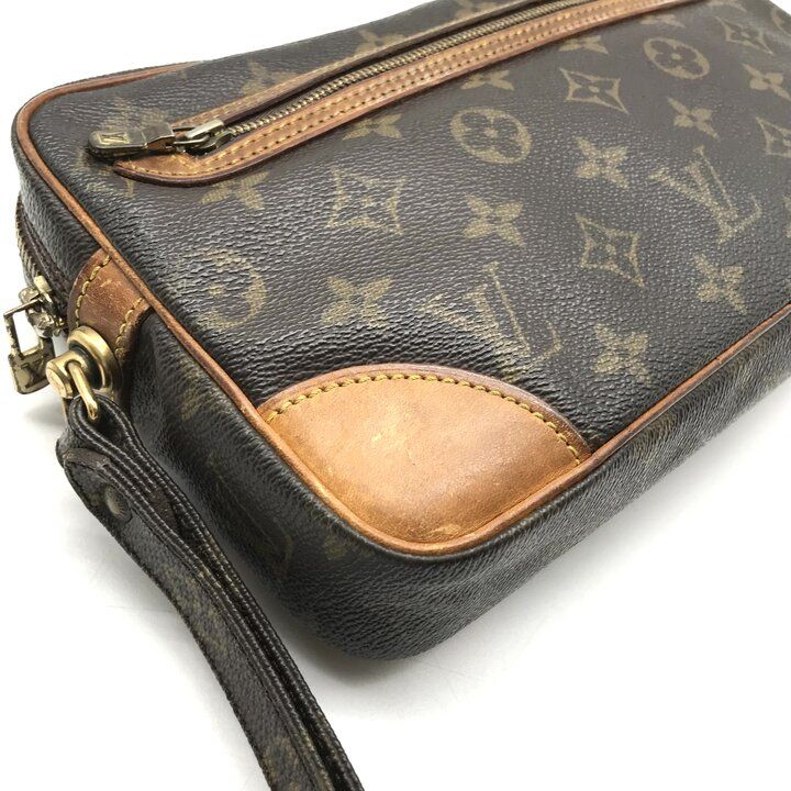 Louis Vuitton Monogram Marly Dragonne GM Clutch Pouch Purse — view 5