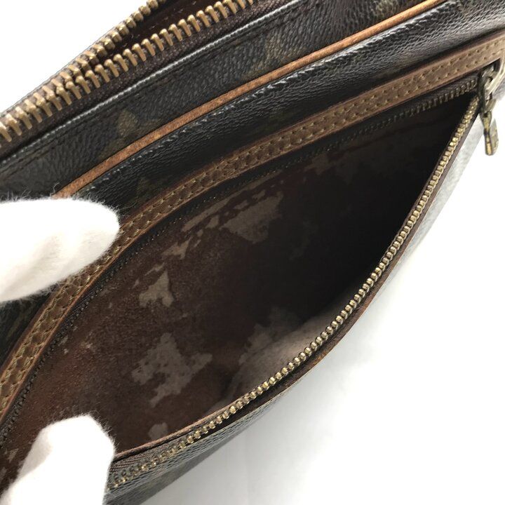 Louis Vuitton Monogram Marly Dragonne GM Clutch Pouch Purse — view 9