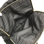 Prada Triangle Logo Nylon Tessuto Chain Shoulder Tote Black Purse — view 9