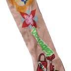 Louis Vuitton Bandeau BB LV Streets Patches Monogram Silk Scarf Brown — view 6