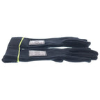Chanel Sports Line CC Logo Leather Patch Knit Gloves Black — view 3