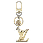 Louis Vuitton Porte Cles LV Facet Key Holder Charm Gold