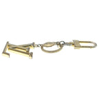 Louis Vuitton Porte Cles LV Facet Key Holder Charm Gold — view 3