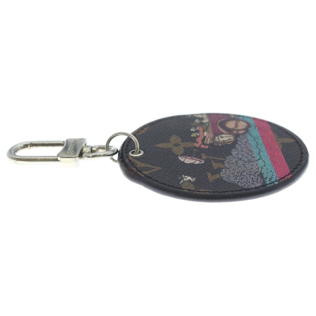 Louis Vuitton Monogram Ilustre Travel Purse Charm Key Holder Brown — view 4
