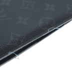 Louis Vuitton Monogram Portefeuille Brazza Eclipse Wallet Black — view 4