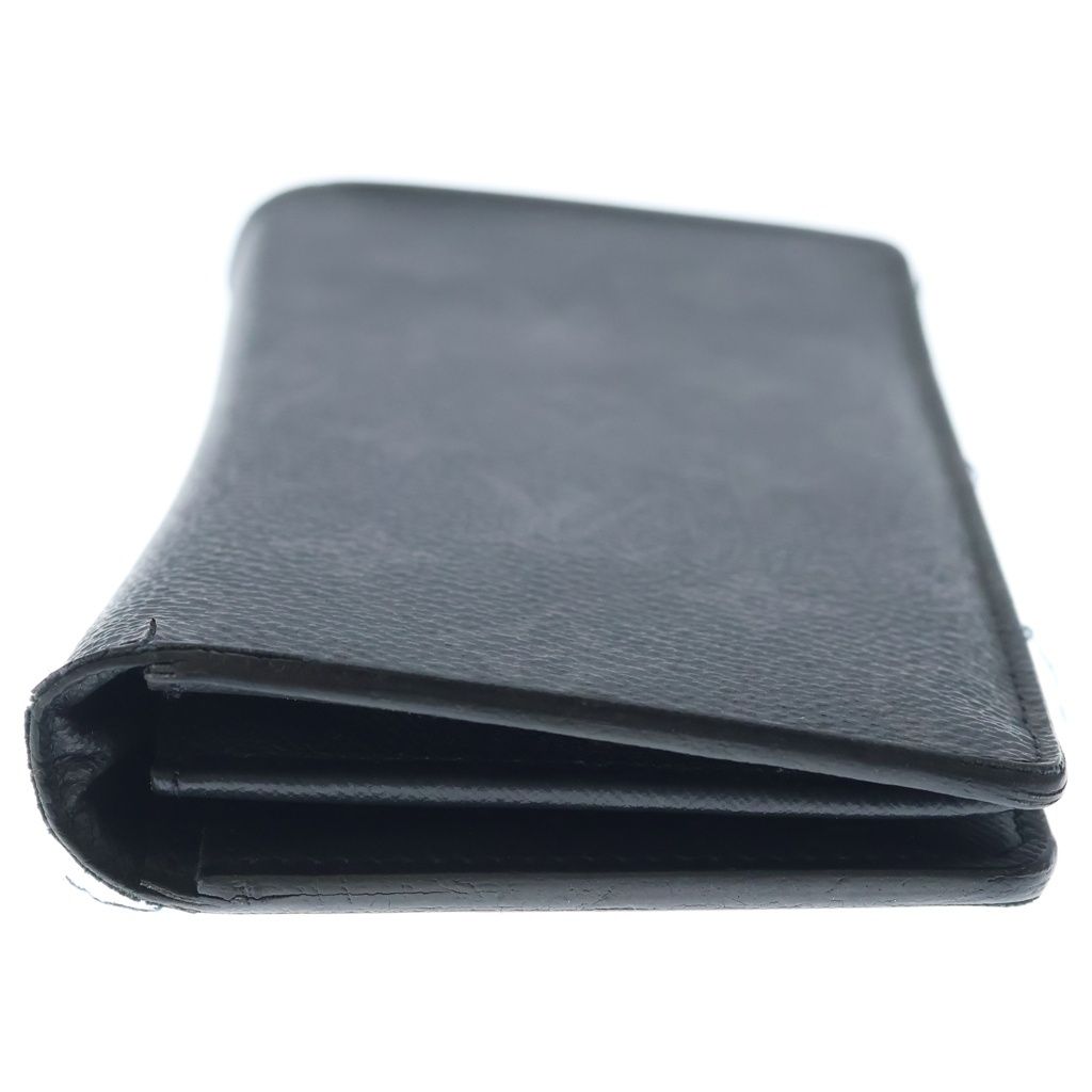 Louis Vuitton Monogram Portefeuille Brazza Eclipse Wallet Black — view 3