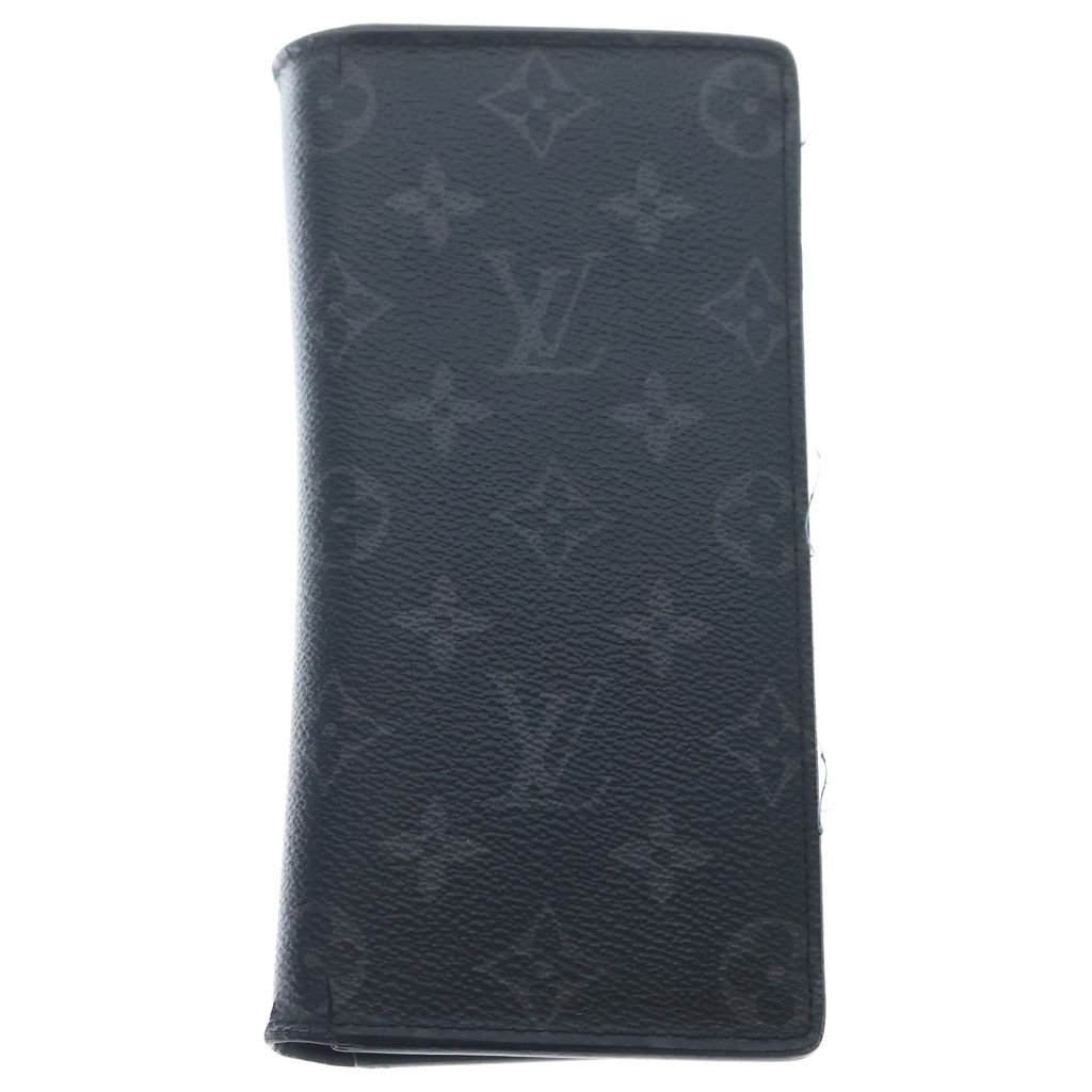 Louis Vuitton Monogram Portefeuille Brazza Eclipse Wallet Black