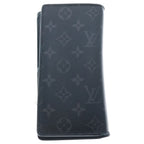 Louis Vuitton Monogram Portefeuille Brazza Eclipse Wallet Black — view 2